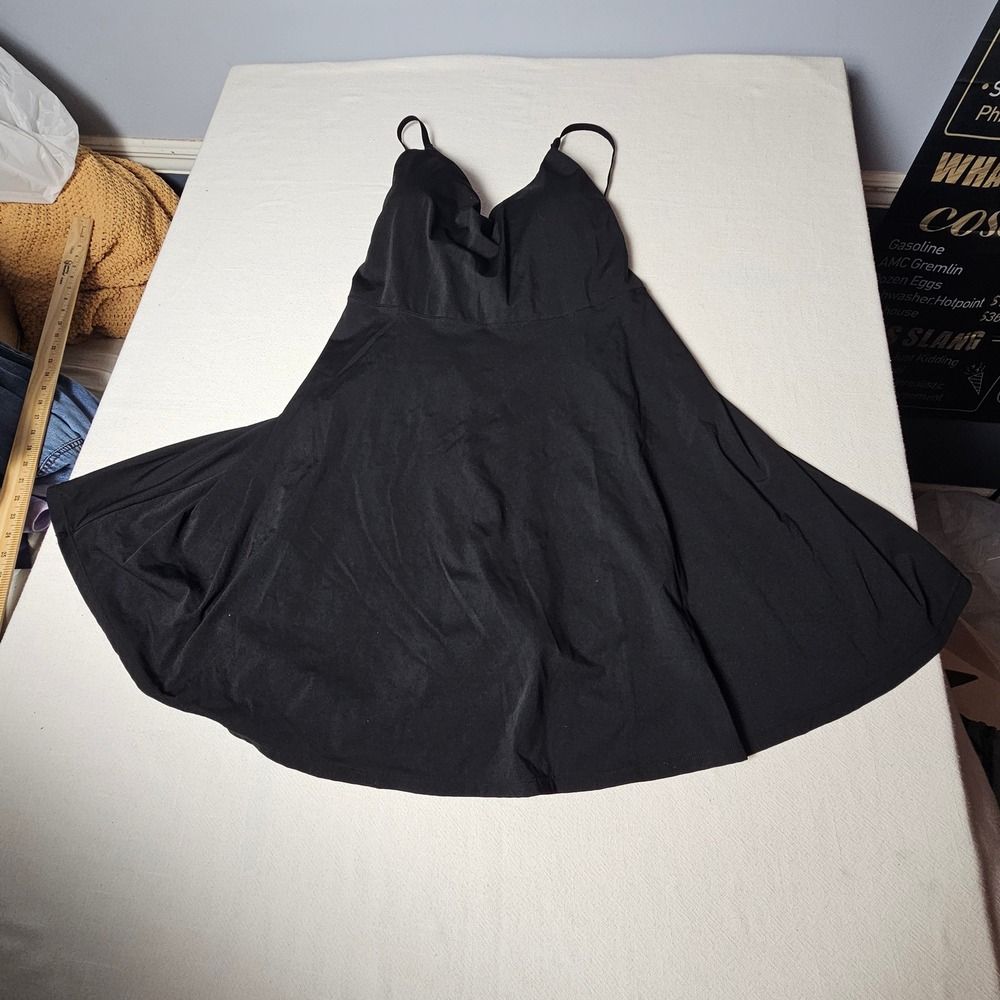 Ewedoos‎ Black Exercise Dress Built-in Shorts XX-Large Activewear Tennis Golf